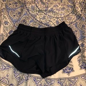 black lululemon athletic shorts never worn size 8